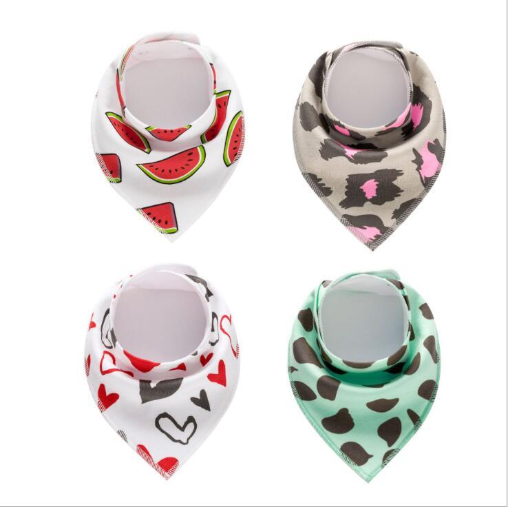 4 pcs Lot Bibs Burp Cloth Cotton Bandana Accessories